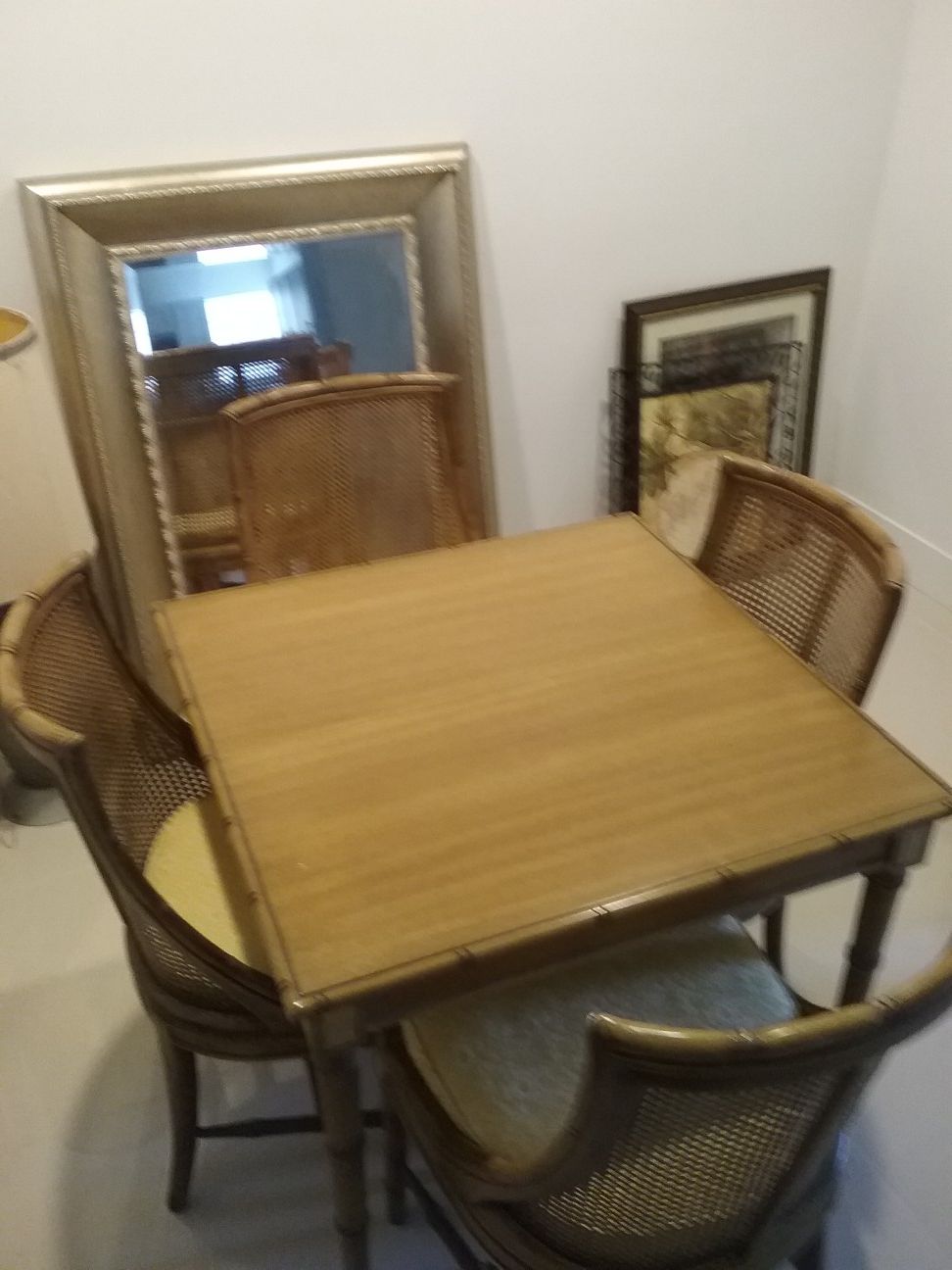 Walter of Wabash table & 4 chairs