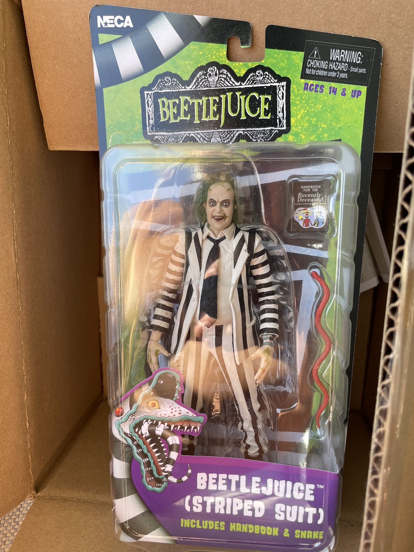 NECA BEETLEJUICE ( 1988 ) 7 Inch Figure Brand new