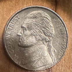 1998 Nickel D Over D  Mint Mark