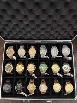 Lot of 18 Iced Out Fashion Watches