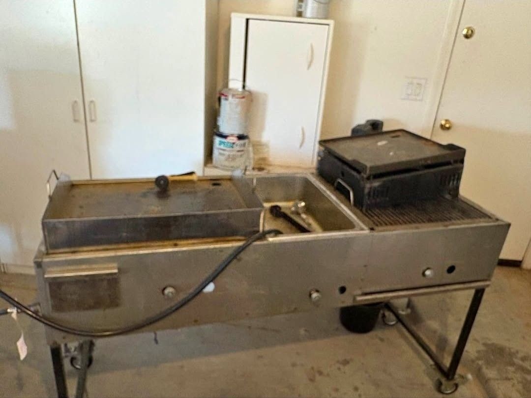 Taco Cart Griddle With Grill