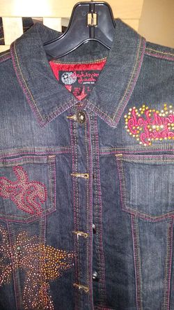 Platinum plush jean alfit size 11 pants size large jacket