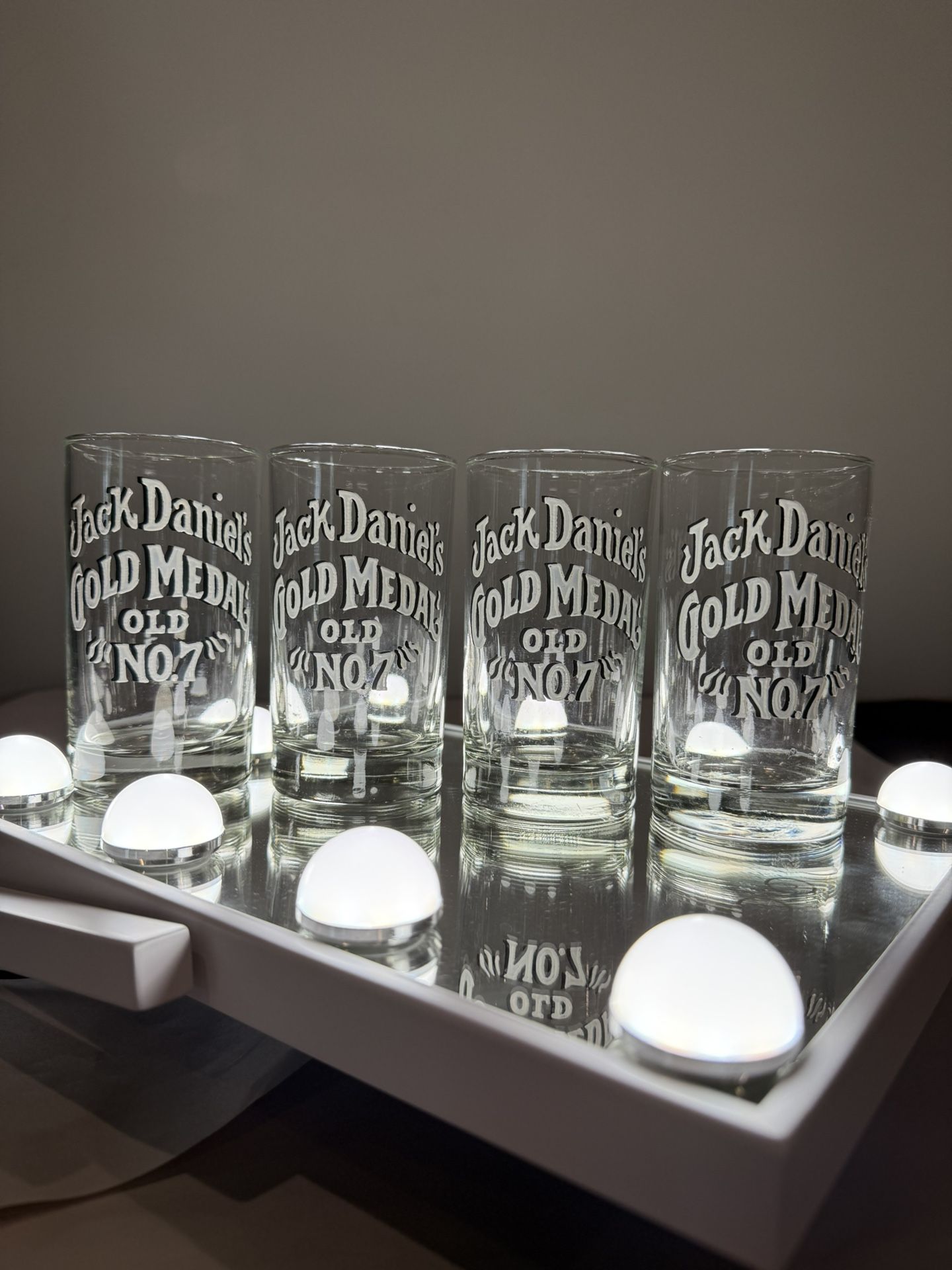 Jack Daniels GOLDMEDAL OLD “NO.7” Set of 4