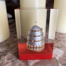 Knights Of Columbus Paperweight Supreme Council Tiara Pope Paul VI Blackinton