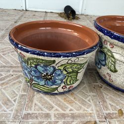 Two Spanish Style Pots…..
