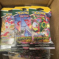 Poke Evolving Skies Booster Packs