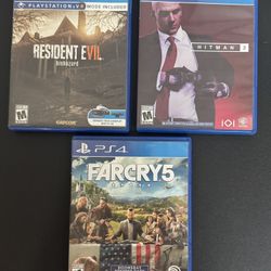 PlayStation PS4 Games $8 each