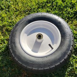 Wheelbarrow tire new