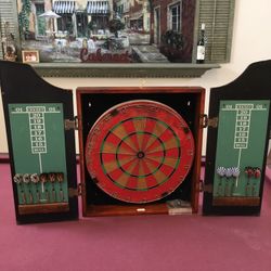 Vintage Harley Davidson Dartboard