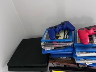 PS4 with Games and Movies
