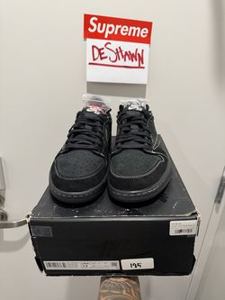 Travis Scott x Air Jordan 1 Low OG “Black Phantom”