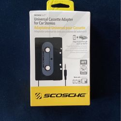 Universal cassette adapter for a car stereos