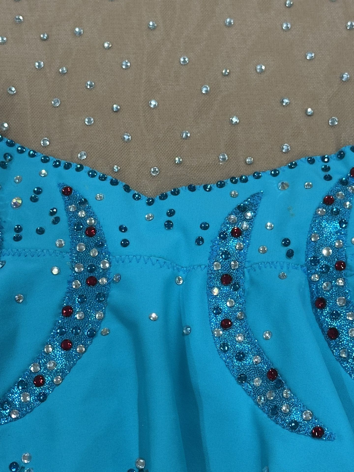 Pink And Turquoise Leotard