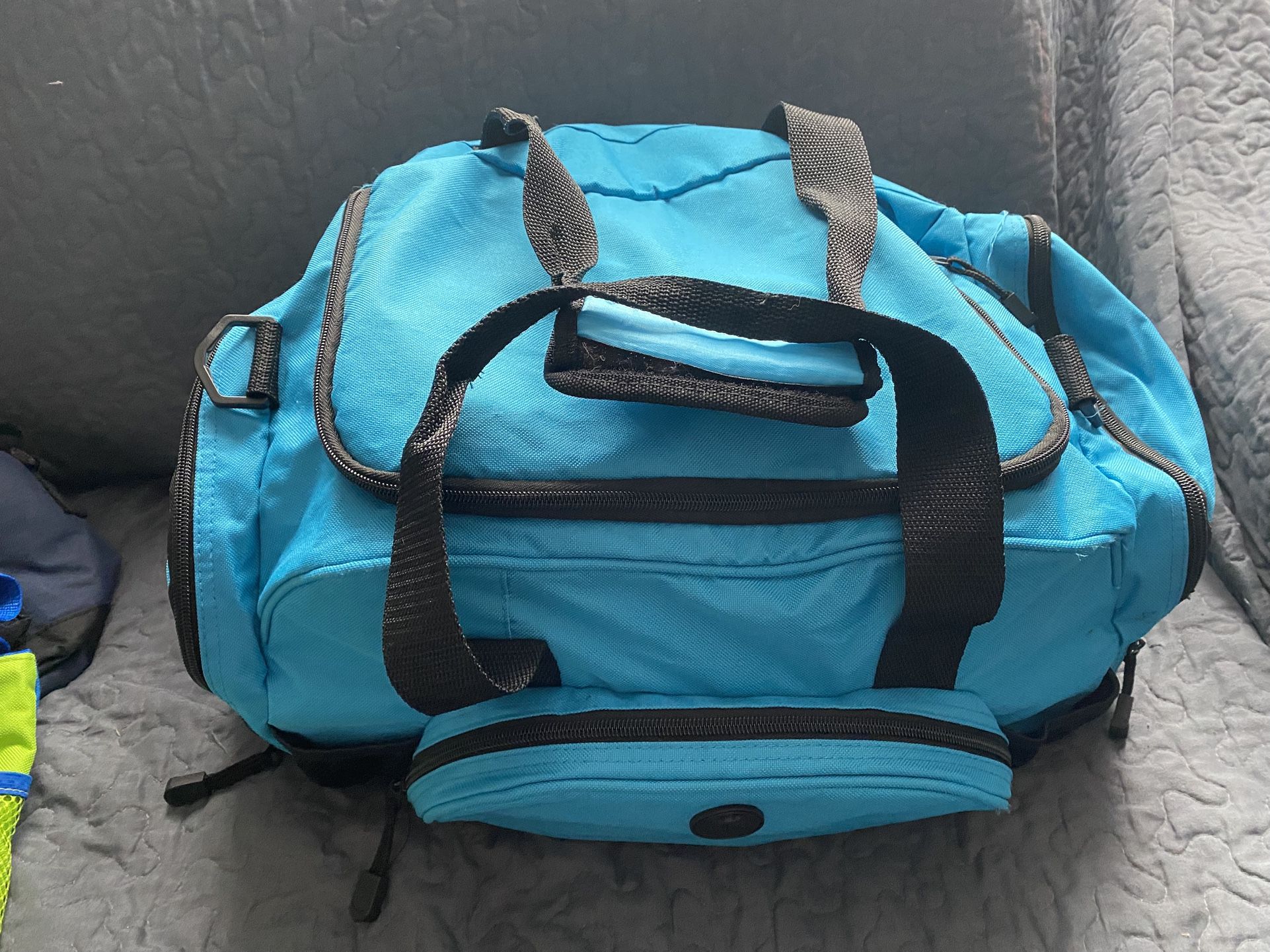 Blue Duffel Bag