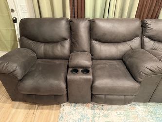 Chocolate Sofa, Couch, and Recliner Chair