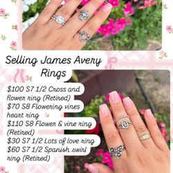 James Avery Rings 