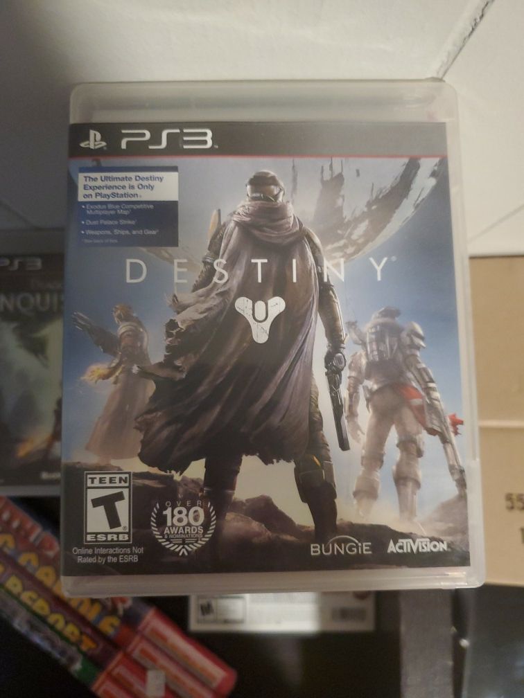 Destiny Ps3 Game
