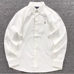 Ralph Lauren White Lapel Shirt