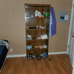 Tall Wooden Shelf (Bookcase) 5-Shelves