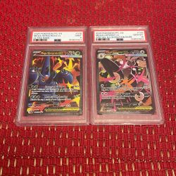 PSA 10 Mega Lopunny EX and PSA 9 Mega Heracross EX