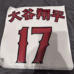 Ohtani Kanji Nameplates 