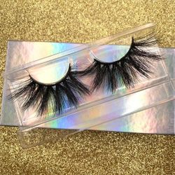 25 mm Luxury Mink lashes, Waterproof lash glue (10ml), YOB necklace