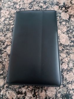 Black Server Book/Check Presenter Wallet w/ Calculator, Zipper, Pad