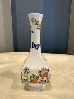 Vintage Porcelain Floral Vase