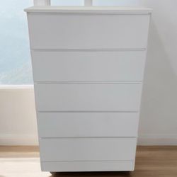 Chest Furniture White New 5 Drawers 