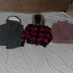 Girls Winter Jacket( Size5 To 10 Year) With Cap