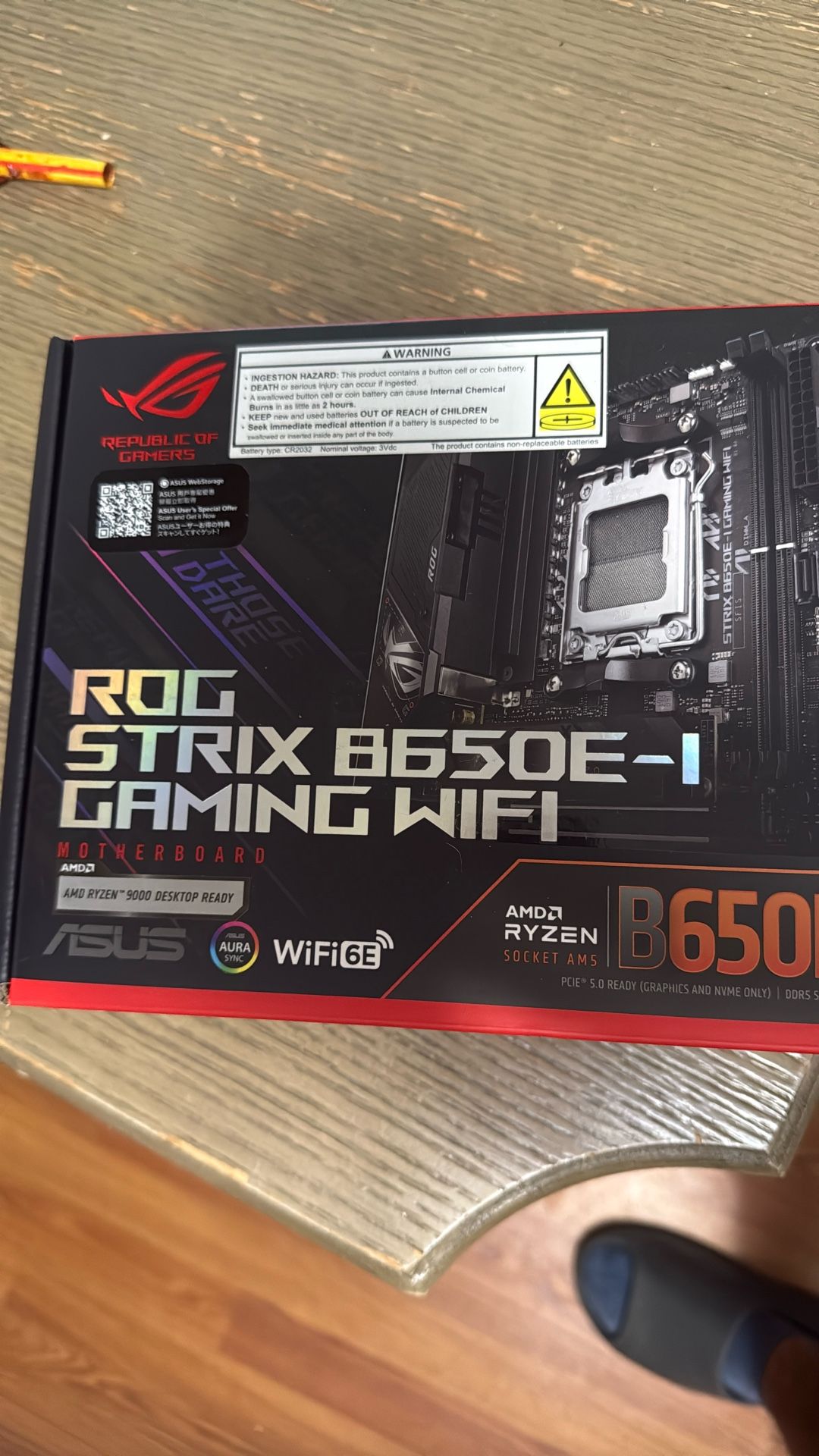 Rog Strix B650E-I Gaming WiFi 6E