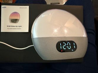 WiiM Sunrise Wake up Light Alarm Clock with light and sound machine