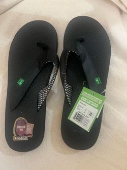 Sanuk Yoga mat flip flops size 8 new
