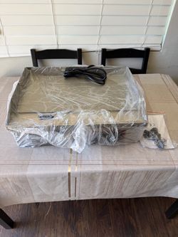 Commercial Electric Flat Top Griddle – 1600W Stainless Steel – Brand New