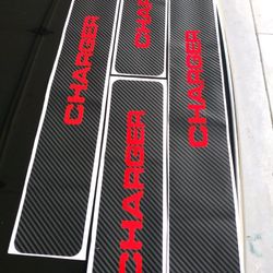 Carbon Fiber Style Stickers