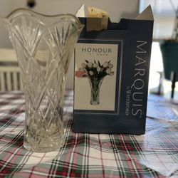 Beautiful Marquis by Waterford Honour crystal vase 