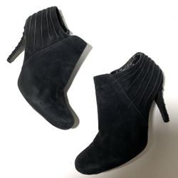 Enzo Angiolini Eahaver Ankle Boots black suede 8.5