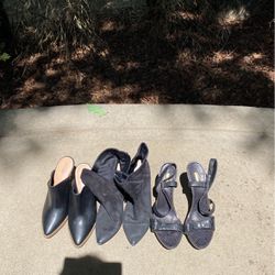 3 Pair of Black Shoes