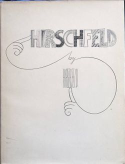 “Hirschfeld by Hirschfeld “ Hardcover Coffee Table Book(1979)