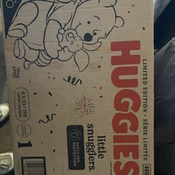 198 Huggies Size 1 Diapers 