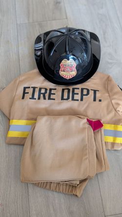 Kids Firefighter Costume Set with Helmet