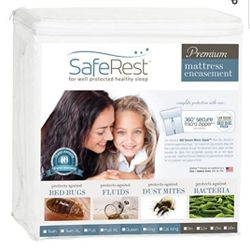 SafeRest Premium Bedbug Proof Zippered Mattress Encasement-Twin XL