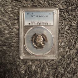 1972-S PCGS PR68CAM 5c