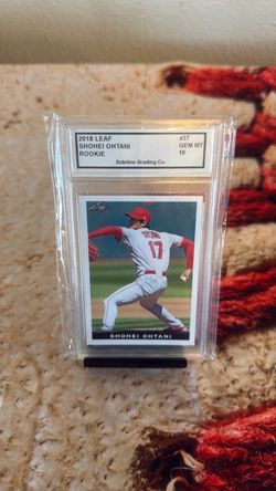 2018 Leaf Shohei Ohtani Rookie Card Graded GEM MT 10