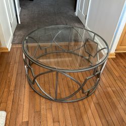 Beautiful Bronze Glass Top Coffee Table