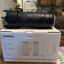 Tamron 70-210mm f/4 Di VC USD Lens For Nikon