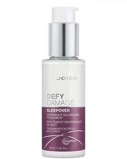 Joico Defy Damage Sleepover Overnight Nourishing Treatment | Instantly Softens & Smooths | Strengthen Bonds | Reduce Breakage & Split Ends | No Rinse