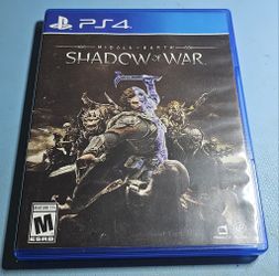 Middle Earth Shadow Of War PlayStation 4 Game CIB 
