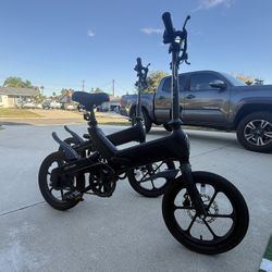 Two Jetson Haze Foldable E-bikes 