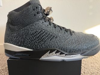 New Jordan 5 V Retro 3 Lab 5 Elephant Print Basketball Shoes 2014 Sz.14